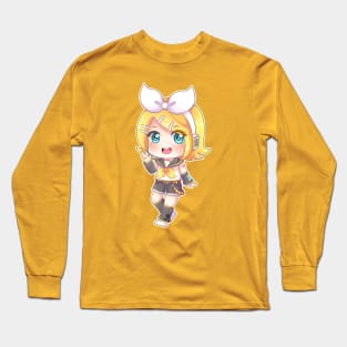 VOCALOID Kagamine Rin chibi Long Sleeve T-Shirt